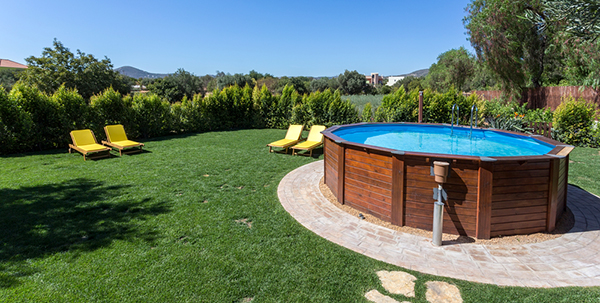 above ground pool