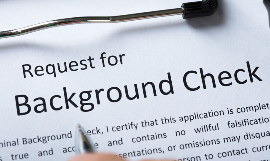 background check paperwork