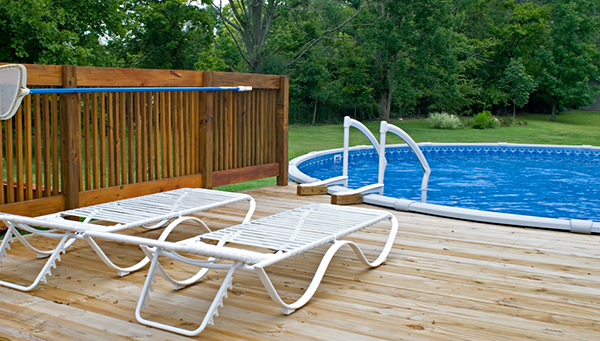 pool side deck equipment