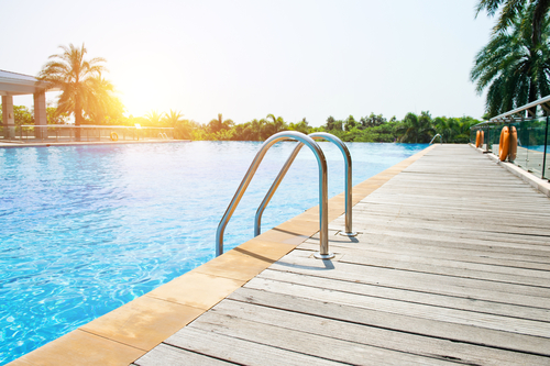 swimming pool stairs