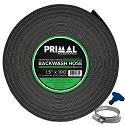 Primal Accessories Commercial Grade Backwash Hose 1.5 inch x 100 feet, 3 Bar / 43.5 psi - Black
