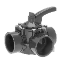 Hayward 3 PORT 1.5 IN X 2 IN  DIVERTER VALVE - PVC