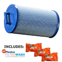 Pleatco Filter Cartridge Waterway Teleweir 35 SF (Antimicrobial) w/ 3x Filter Washes