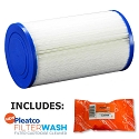 Pleatco Cartridge Filter PVT25N-P4 Vita Spa 179192 w/ 1x Filter Wash