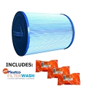 Pleatco Filter Cartridge Waterway Front Access Skimmer (2 required) no adapter w/ 3x Filter Washes