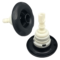 Waterway Large 5 Scallop Thread-In style  Poly Storm Directional jet insert in Black. 4