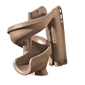 S.R. Smith 640-209-58110 Helix2 Pool Slide, Solid Taupe