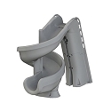 S.R. Smith 640-209-58120 Helix2 Pool Slide, Solid Gray