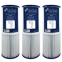  ClurTech Spa Filter Cartridge 25 Sq Ft for Pentair Rainbow Dynamic Filter - 3 Pack