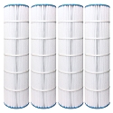 Unicel Replacement Filter Cartridge for Hayward C5025/C5030 SwimClear, Super Star Clear - 4 Pack