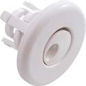 Waterway - Mini Whirly Snap-In Spa Jet Eyeball Internals with Smooth Escutcheon Assembly, White