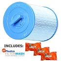 Pleatco Cartridge Filter PWW50P3-M Waterway Front Access Skimmer Aber Hot Tubs (Antimicrobial)  817-0050 03FIL1400 25252 378902 PWW50 (Antimicrobial) w/ 3x Filter Washes