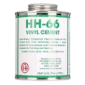 RH Adhesives Industrial Strength HH-66 Vinyl Cement Glue w/ Brush, 16 oz, Clear HH66-16