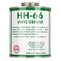 RH Adhesives Industrial Strength HH-66 Vinyl Cement Glue w/ Brush, 32 oz, Clear