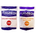 Puri Tech 25 lb Calcium Hardness Increaser and 25 lb Alkalinity Increaser Kit