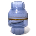 Puri Tech Swing Check Valve PVC Clear 2'' Slip x Slip