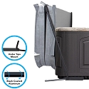 Puri Tech Under Mount Rock Spa Cover Lift, Powder Coated Aluminum Tubing - Black