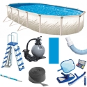 Puri Tech Bulldog 15x30 ft Oval, 52 inch Deep, Above Ground Pool Kit