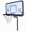 S.R. Smith SPBSK-100 Swim N Dunk Complete Single Post Basketball Game with In-Deck Anchors, 3-Box