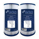 ClurTech Spa Filter Cartridge for Pentair Rainbow Dynamic Series IV, DFM DFML Waterway Filters - 2 pack