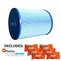 Pleatco Filter Cartridge Waterway Front Access Skimmer (2 required) no adapter w/ 6x Filter Washes