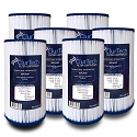 ClurTech Spa Filter Cartridge 50 Sq Ft for Aquaterra Filter - 6 Pack