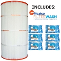 Pleatco Cartridge Filter PWW100-4 Waterway Pool 100 Leisure Bay WW-100  817-0100 111832 w/ 6x Filter Wash