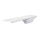 S.R. Smith Flyte Deck II Stand Fibre-Dive Diving Board White 8 Feet 68-209-7382