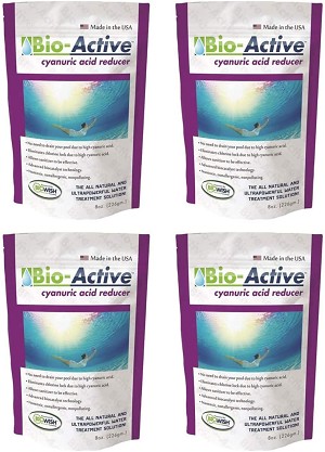 4 Pack - Bio-Active 8oz Cyanuric Acid Reducer