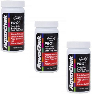 Aquachek Pro 5-Way Test Strips 100 Count 3 Pack 511710 