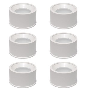 Puri Tech Schedule 40 PVC Fitting 2"" x 1.5"" Reducer Bushing Spg x Slip 6 Pack