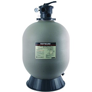 Hayward W3S244T2 Pool Sand Filter, 24 Inch, Tan Top Mount