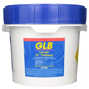 GLB Large 3in Chlorine Tablets 15lb