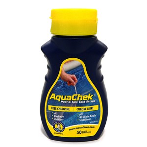 AquaChek Yellow 4-in-1 Pool Test Strips 50ct 