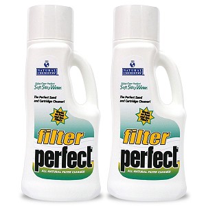 Natural Chemistry Filter Perfect, Naturally Based Filter Cleaner, 2 pack - 1 liter each