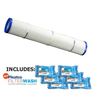 Pleatco Cartridge Filter PRB8.5 Pentair Rainbow Chloro Emerald Spas Viking Spas 17-0052 w/ 6x Filter Washes