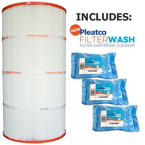Pleatco Cartridge Filter PWW100-4 Waterway Pool 100 Leisure Bay WW-100  817-0100 111832 w/ 3x Filter Wash