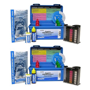 Taylor Technologies Complete kit for Bromine, pH, Alkalinity, Hardness, 2 pack - .75 oz bottles