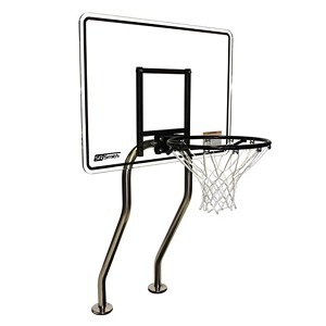 SR Smith Swim-N-Dunk Rim and Net With Hardware Swim Pool Dual Post with Anchors
