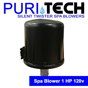 Puri Tech Silent Twister Outdoor Spa Blower - 1hp, 120v