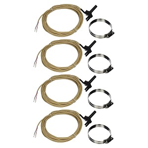 Hayward Kit-Temperature Sensor 10K Therm 15FT Cable & Clamp 4 Pack