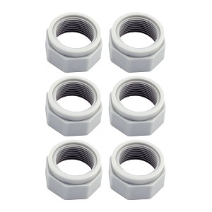 6 PK- Replacement Polaris Pentair Legend Cleaner 180 280 380 Feed Hose Nut D-15