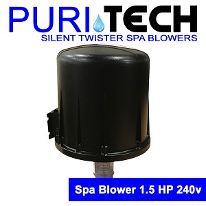 Puri Tech Silent Twister Outdoor Spa Blower - 1.5hp, 240v