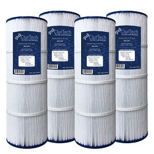 ClurTech Replacement Cartridge for Hayward SwimClear C3030 C580E C3025 Pool Filters - 4 Pack