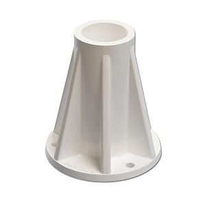 SAFTRON 6" Surface Mounting Base- White