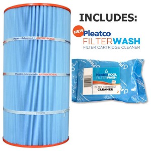 Pleatco Cartridge Filter PWW100-M4 Waterway Pool 100 Leisure Bay WW-100 (Antimicrobial)  817-0100 111832 (Antimicrobial) w/ 1x Filter Wash