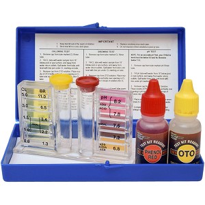 Blue Devil 3-Way OTO Test Kit Chlorine/Bromine & pH For Swimming Pools B7228