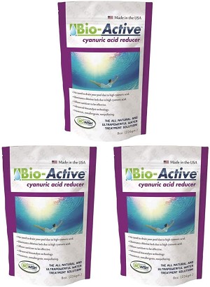 3 Pack - Bio-Active 8oz Cyanuric Acid Reducer