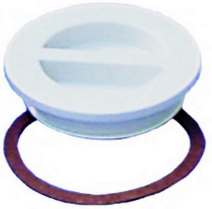 Hayward SP1022B 1.50" MPT Flush Plug with Gasket - White