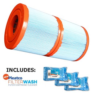 Pleatco Cartridge Filter PWW10-JH-PAIR Waterway Skim Filter10 817-0010 10146949 25249 378900 (Antimicrobial) w/ 3x Filter Washes